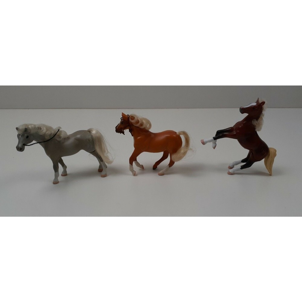 Grand Champions Mini Horse Lot of 3 - 2 With Kicking Legs - 1 That Rears - 1997